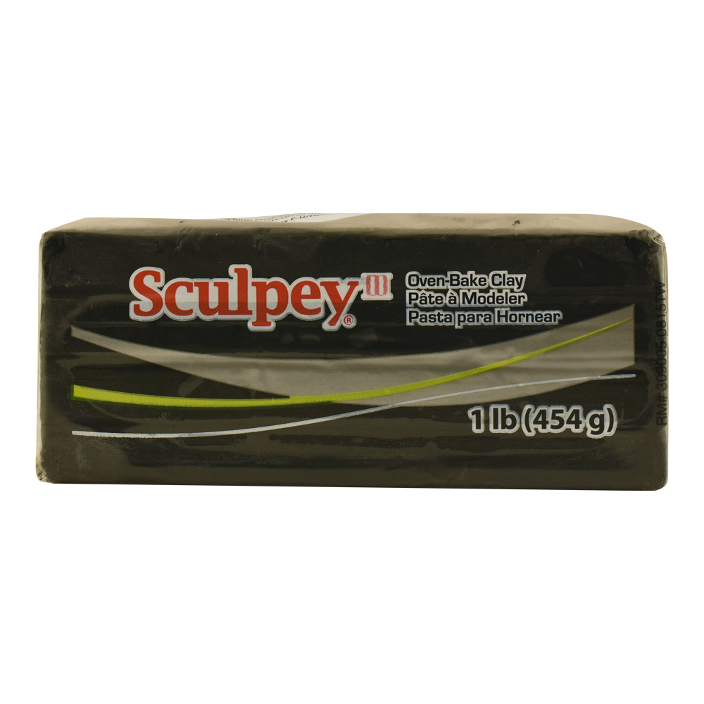 Sculpey III Black 1lb