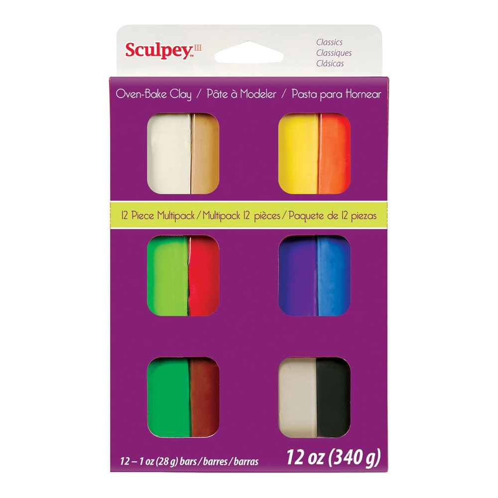 Sculpey III Multipack Classics 12x1oz