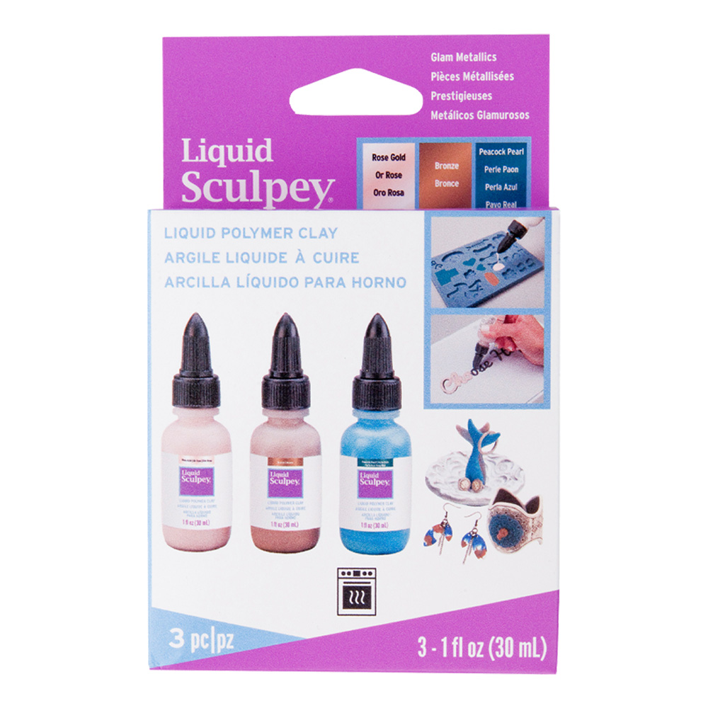 Liquid Sculpey Multipack Glam Metallics