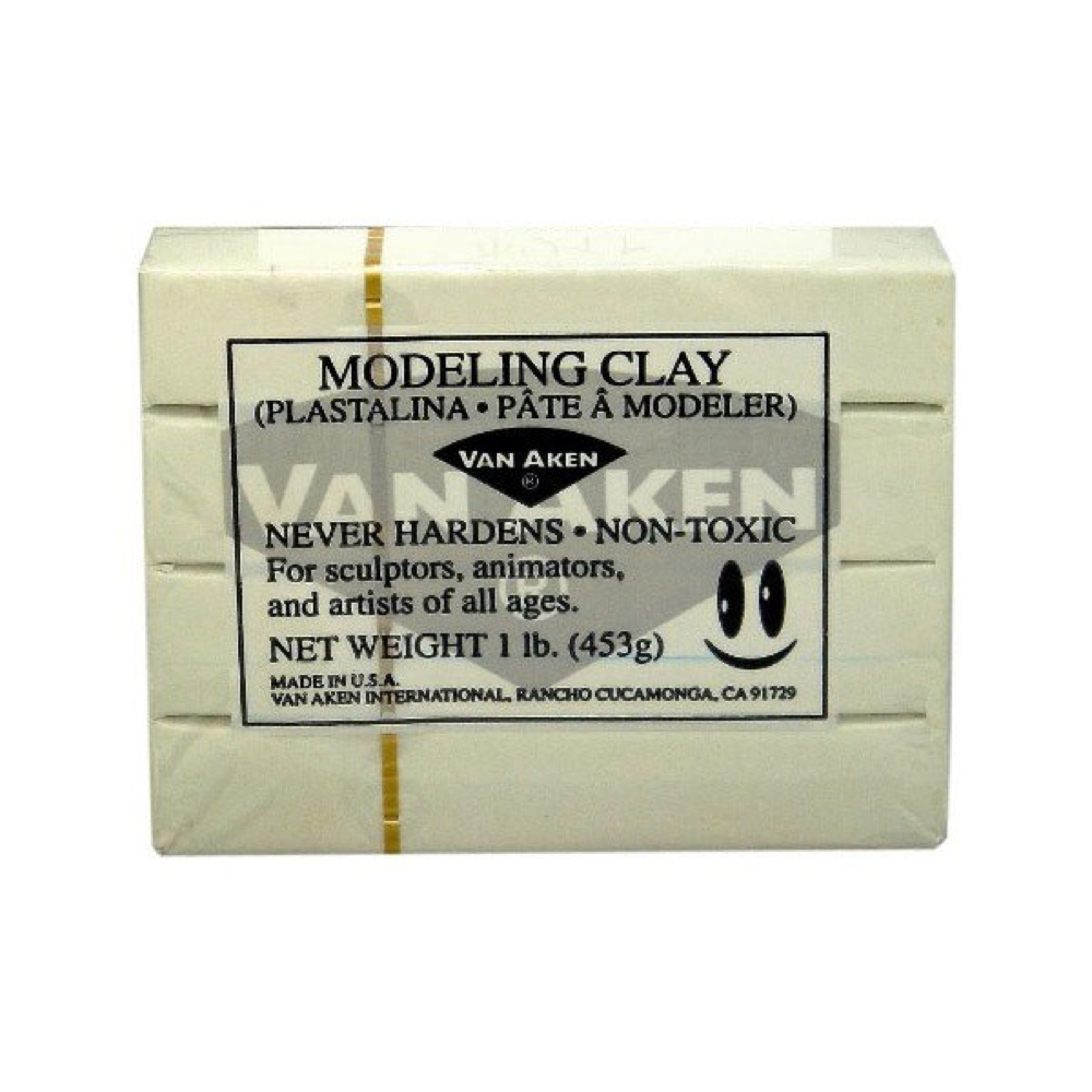 Van Aken Modeling Clay 1 Lb White