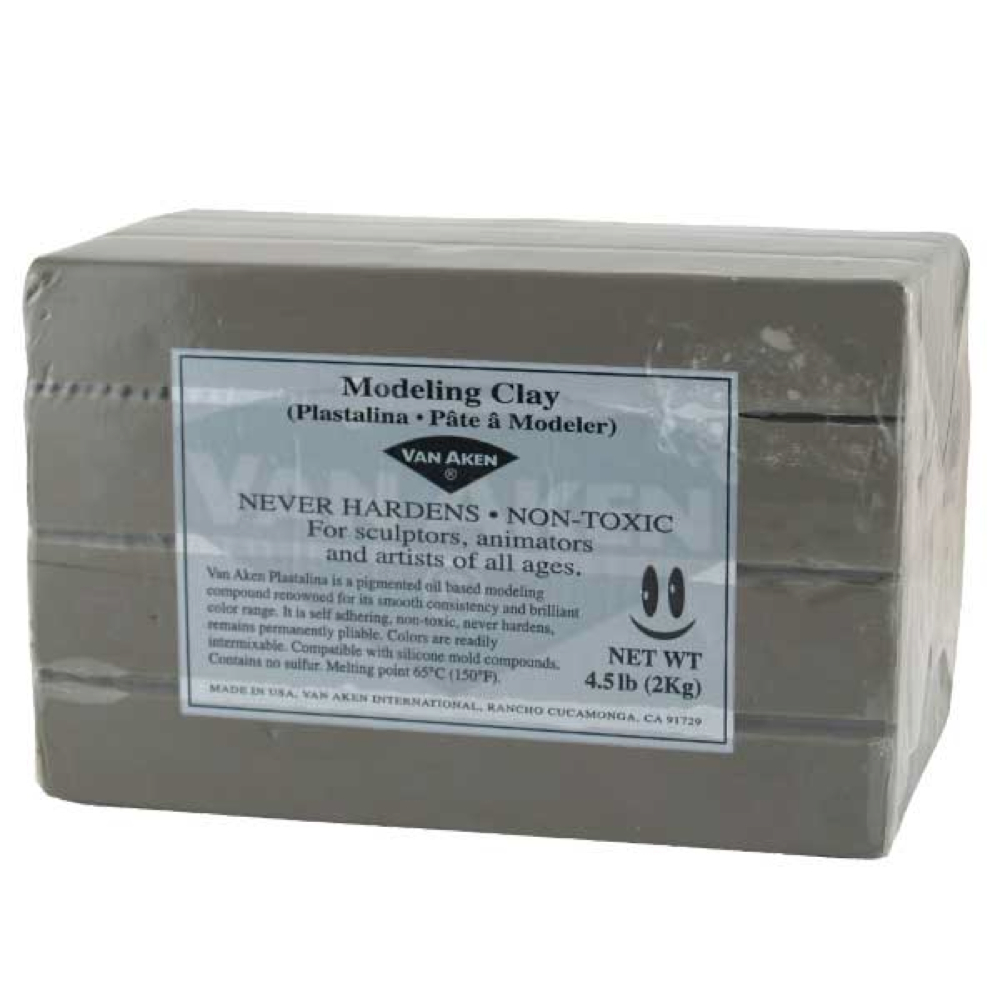 Van Aken Modeling Clay 4.5 Lb Gray