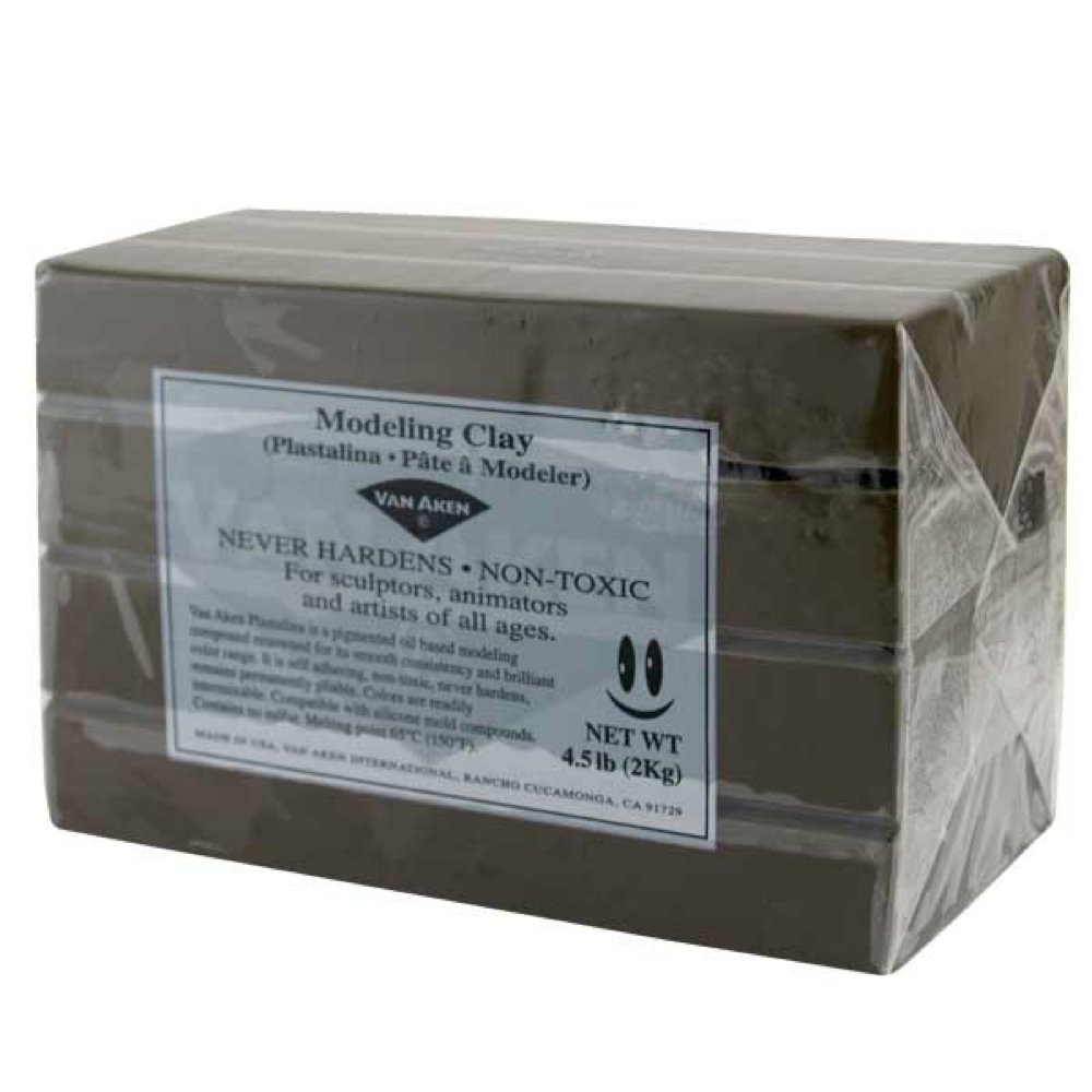 Van Aken Modeling Clay 4.5 Lb Sculpture Gray