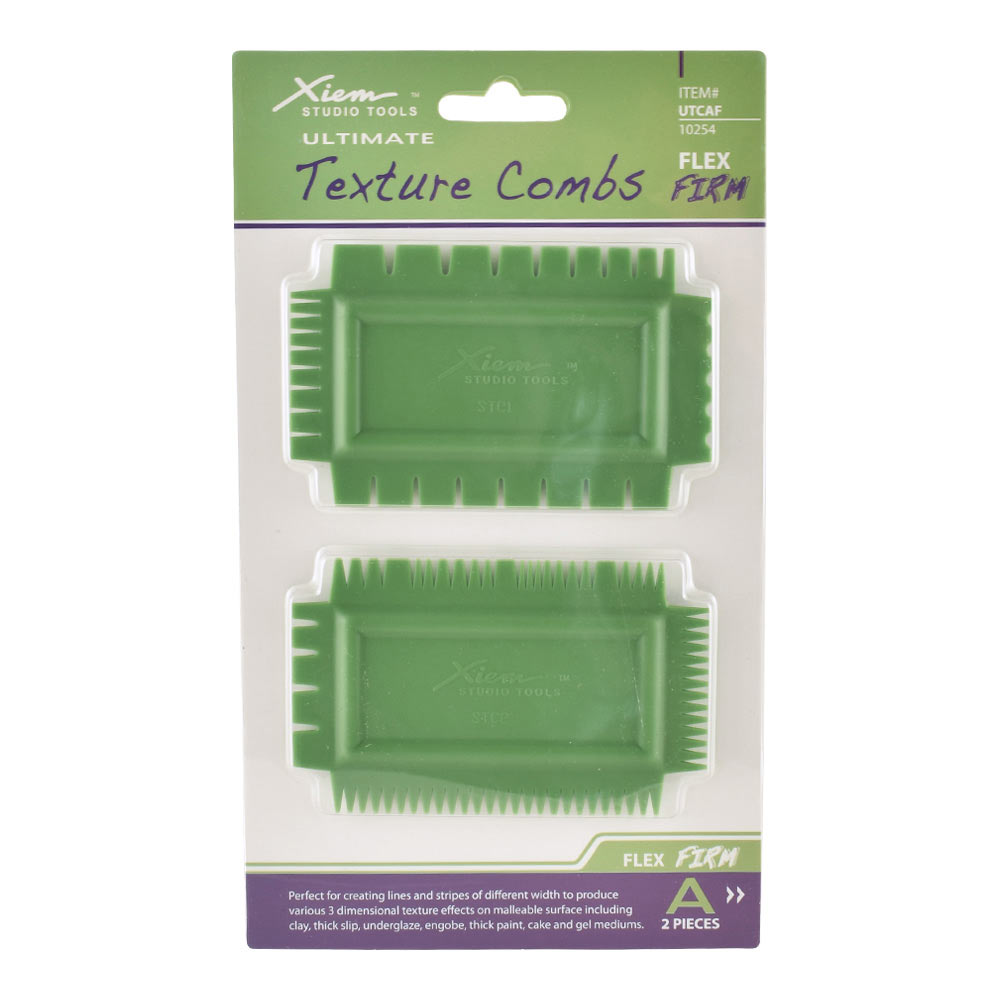Xiem Firm Texture Combs Set A