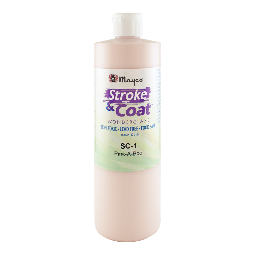 Mayco Stroke & Coat Glaze Pint Pink-A-Boo