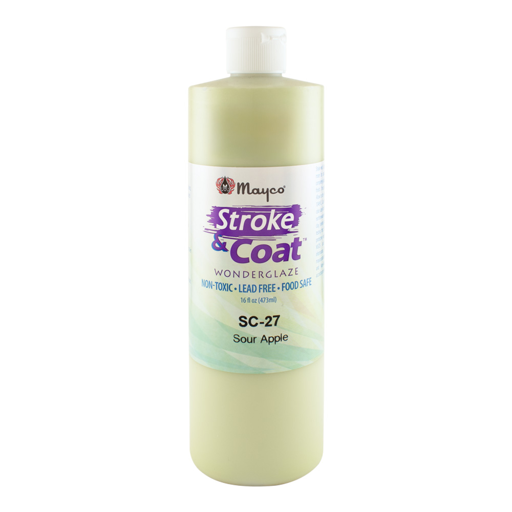 Mayco Stroke & Coat Glaze Pint Sour Apple