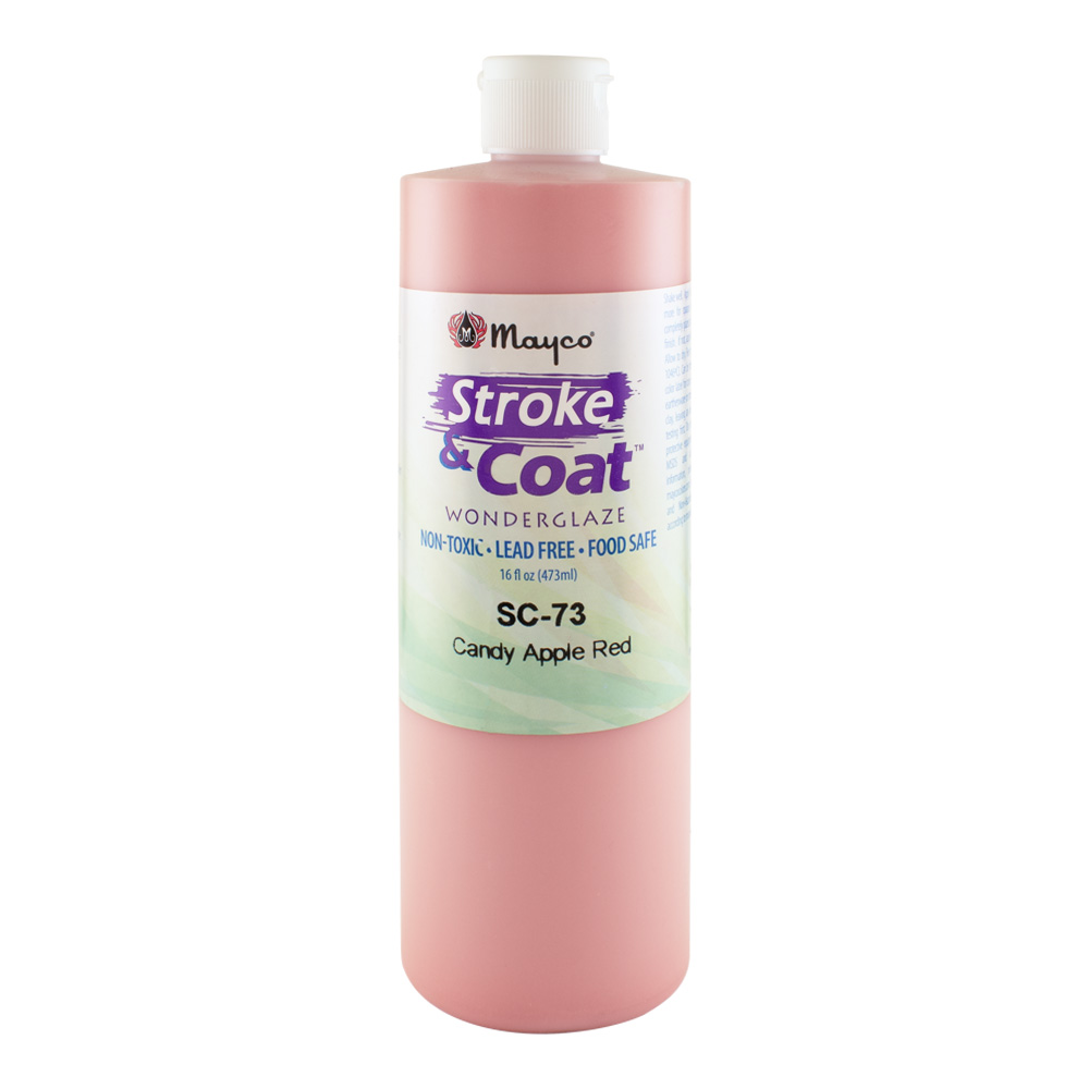 Mayco Stroke&Coat Glaze Pint Candy Apple Red