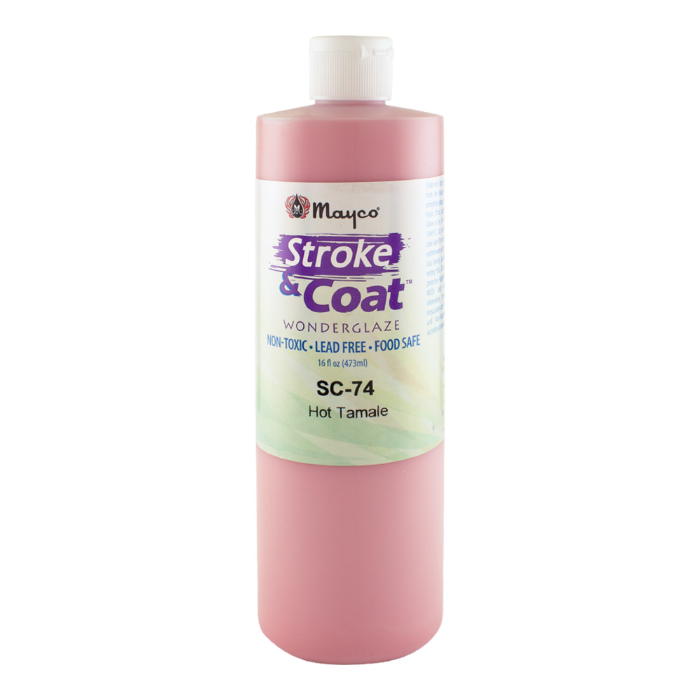 Mayco Stroke & Coat Glaze Pint Hot Tamale