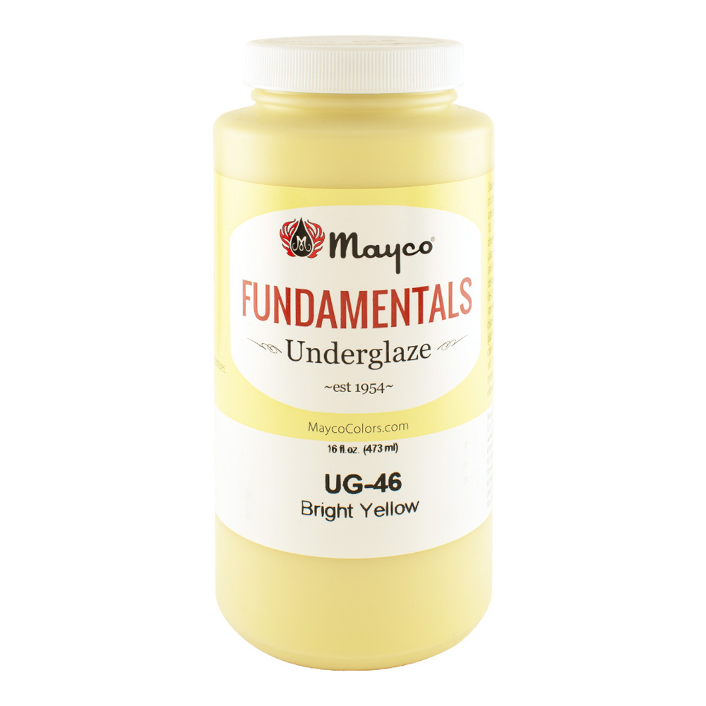 Mayco Fundamentals Underglaze Pint Brt Yellow