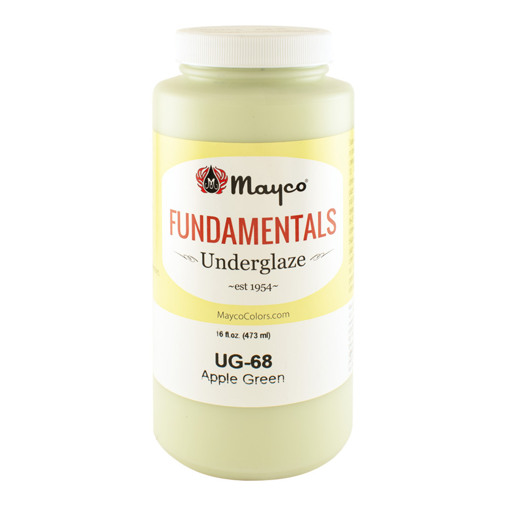 Mayco Fundamentals Underglaze Pint Apple Gree