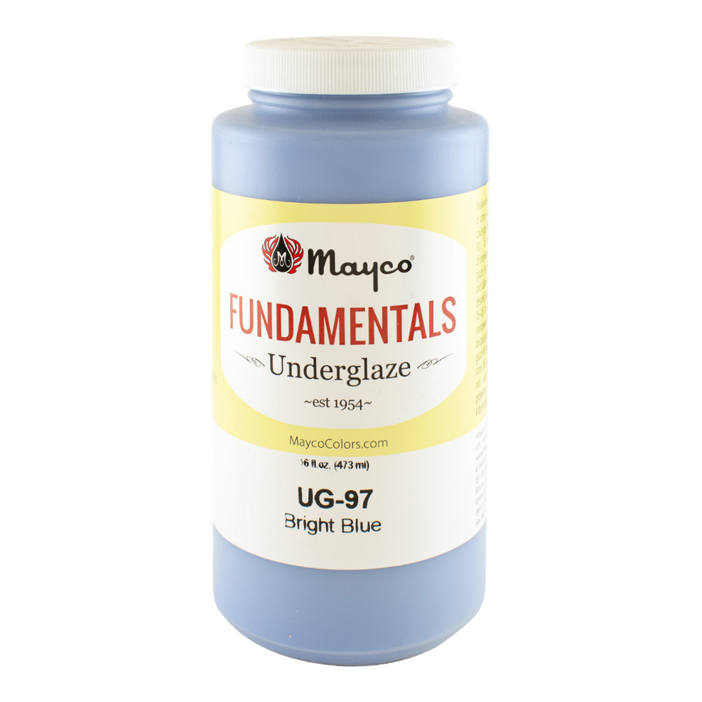 Mayco Fundamentals Underglaze Pint Bright Blu