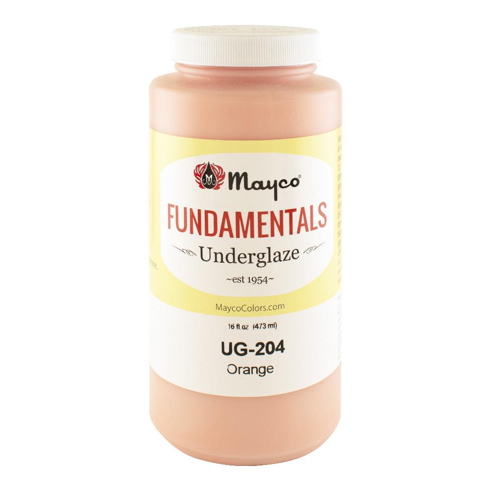 Mayco Fundamentals Underglaze Pint Orange