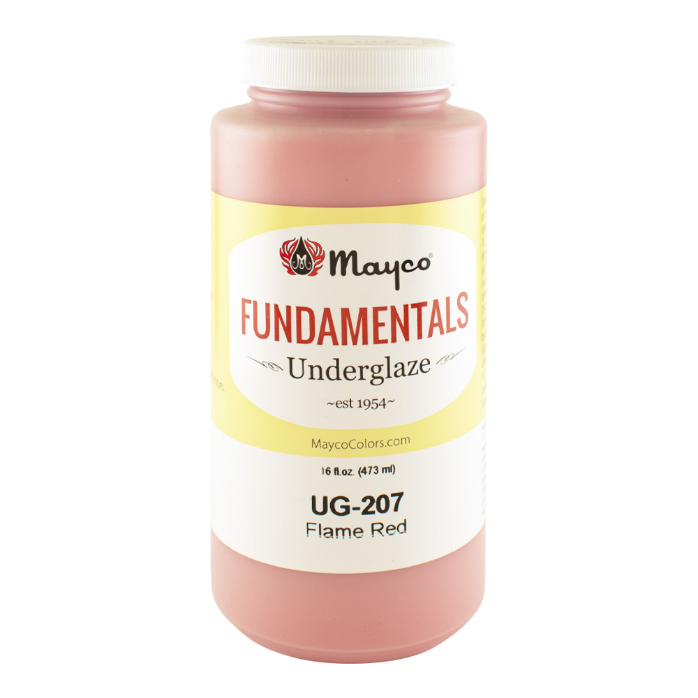 Mayco Fundamentals Underglaze Pint Flame Red