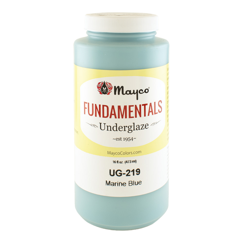 Mayco Fundamentals Underglaze Pint Marine Blu