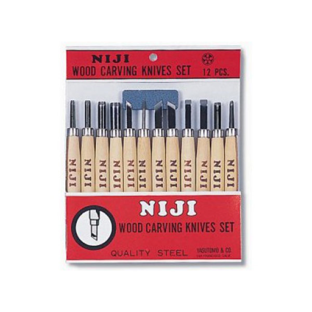 Niji Woodcarving Set Of 12