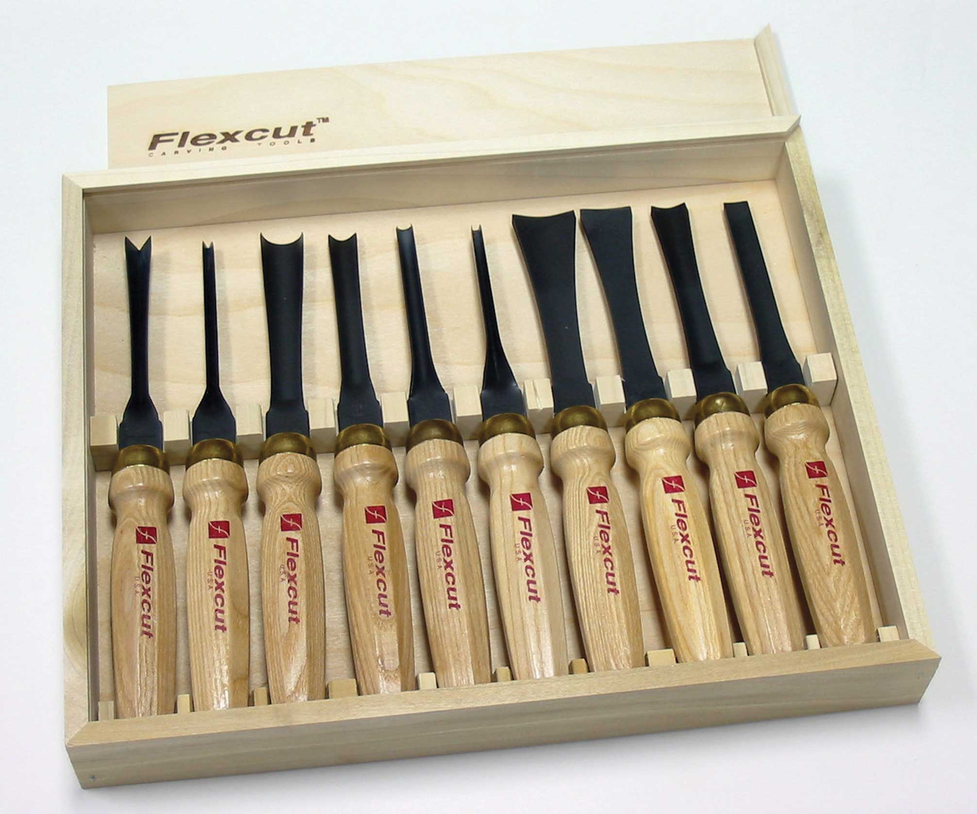 Flexcut 10 Pc. Deluxe Mallet Set