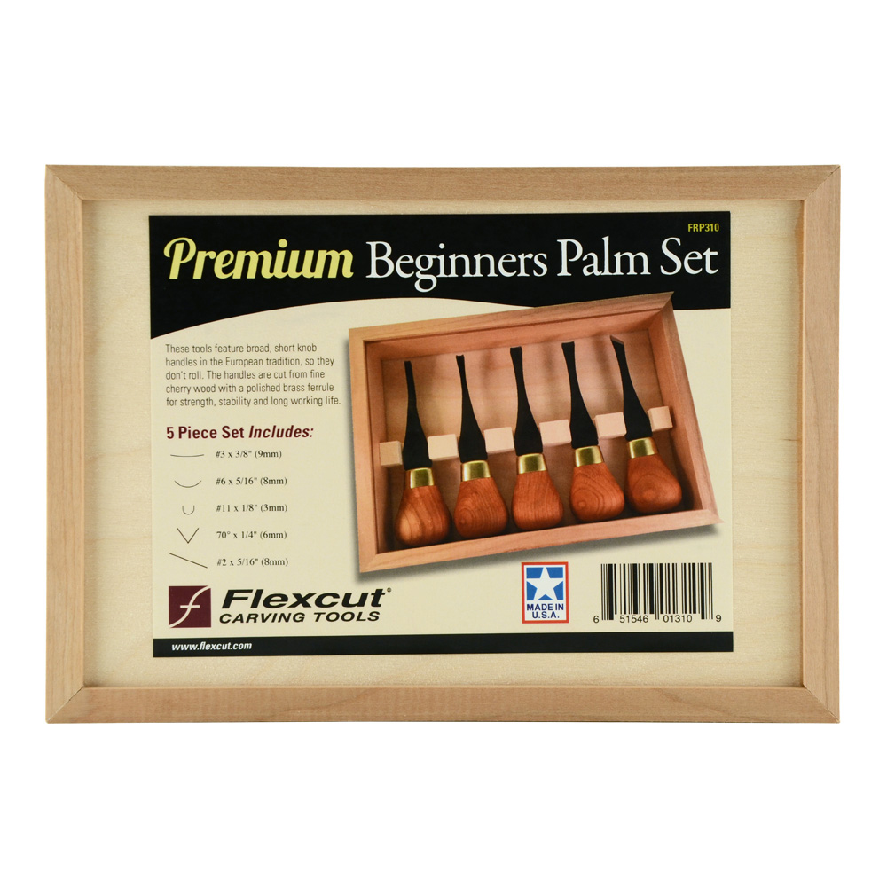 Flexcut 5 Pc Premium Beginners Palm Set