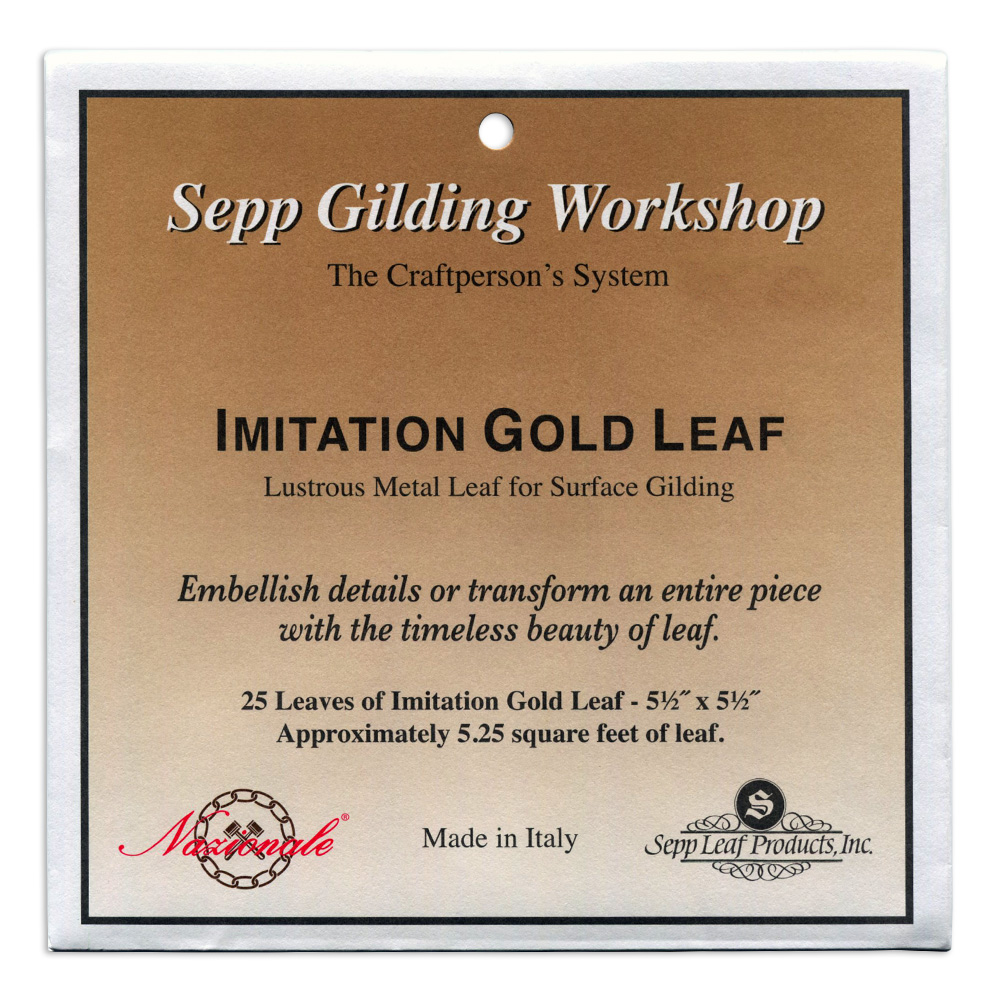 Imitation Gold Leaf Book Of 25 Sheets