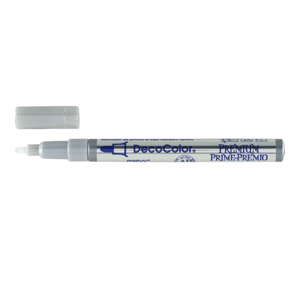 DecoColor Premium Fine Tip Marker Silver