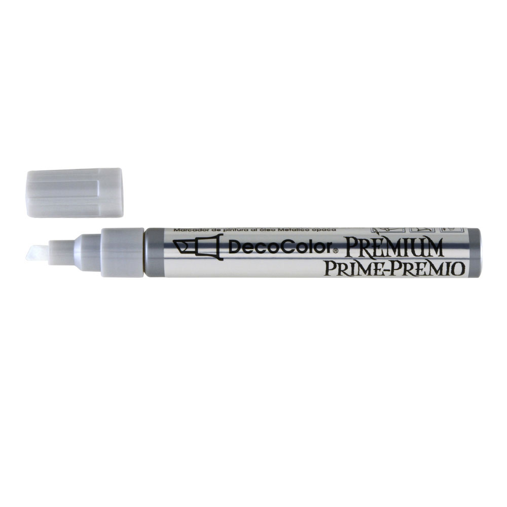 DecoColor Premium Chisel Tip Marker Silver