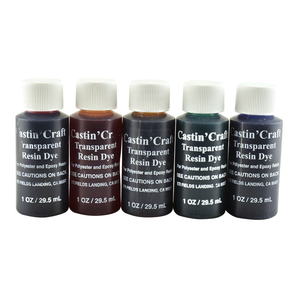 Castin' Craft 1 Oz Transparent Dye Set Of 5