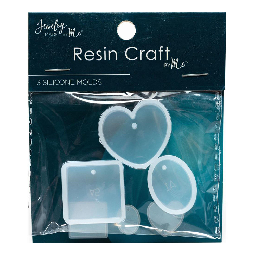 Resin Craft Mold: 3 Charm Shapes