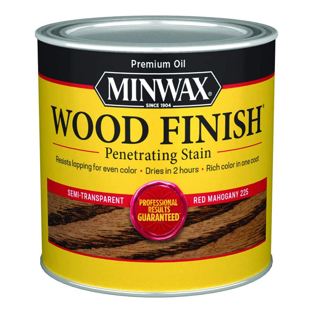 Minwax Wood Finish Stain 8oz Red Mahogany