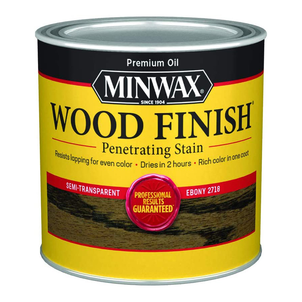 Minwax Wood Finish Stain 8oz Ebony