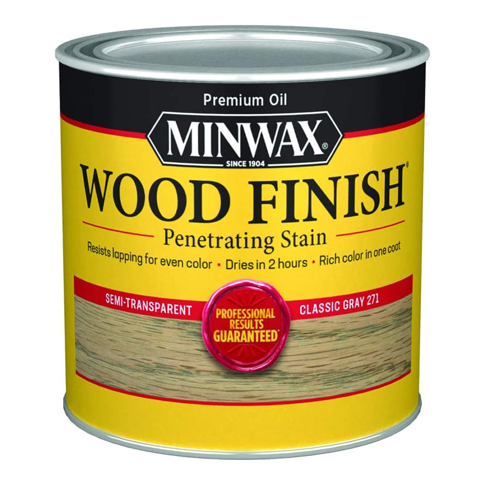 Minwax Wood Finish Stain 8oz Classic Gray
