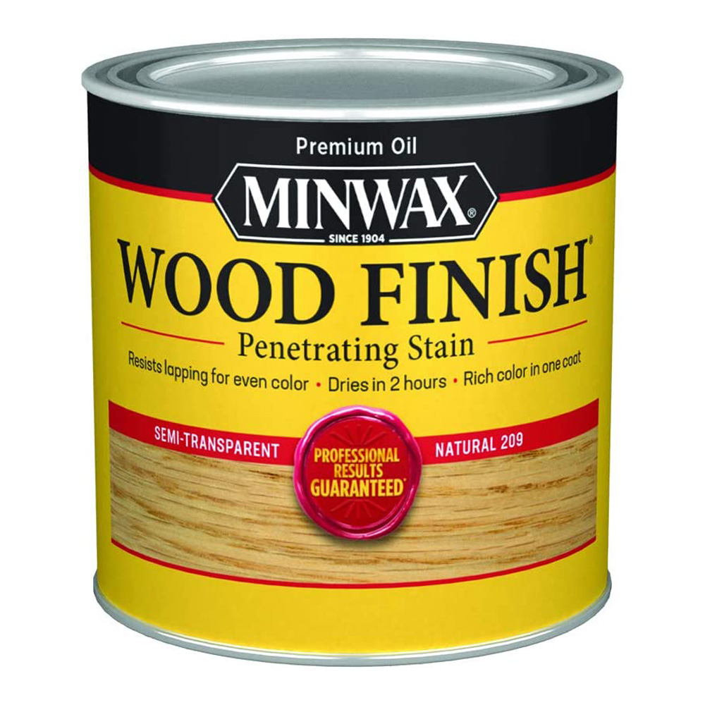 Minwax Wood Finish Stain 8oz Natural