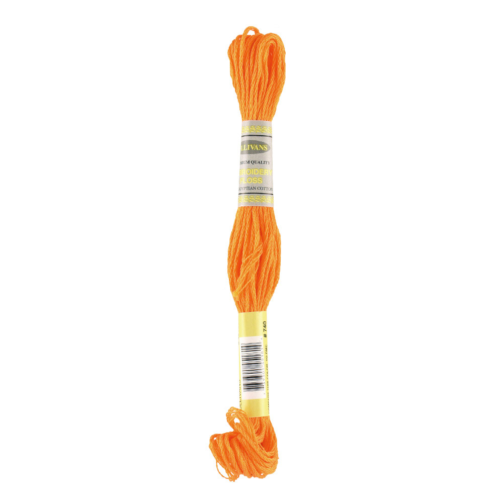 Six Strand Embroidery Floss Tangerine