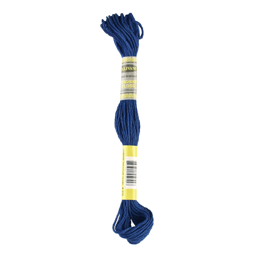 Six Strand Embroidery Floss Dark Baby Blue