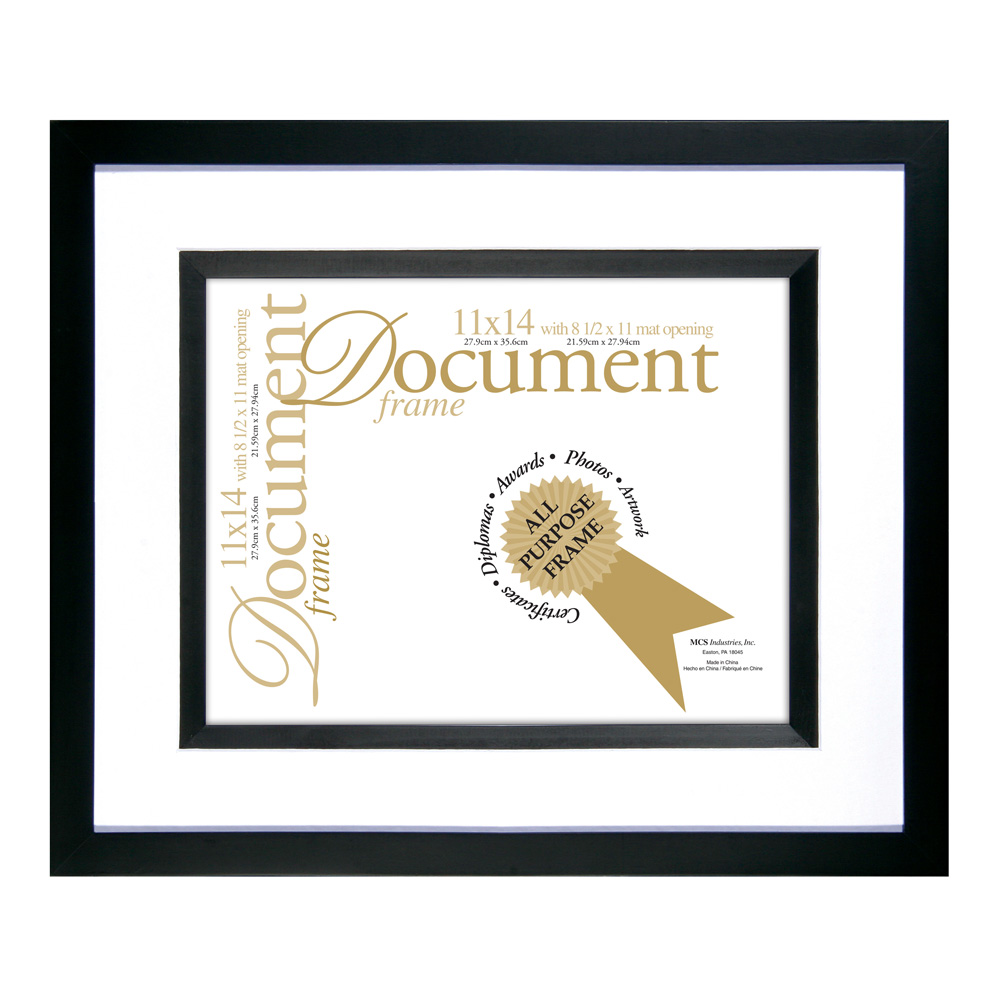 MCS Document Frame Silouette for 8.5X11