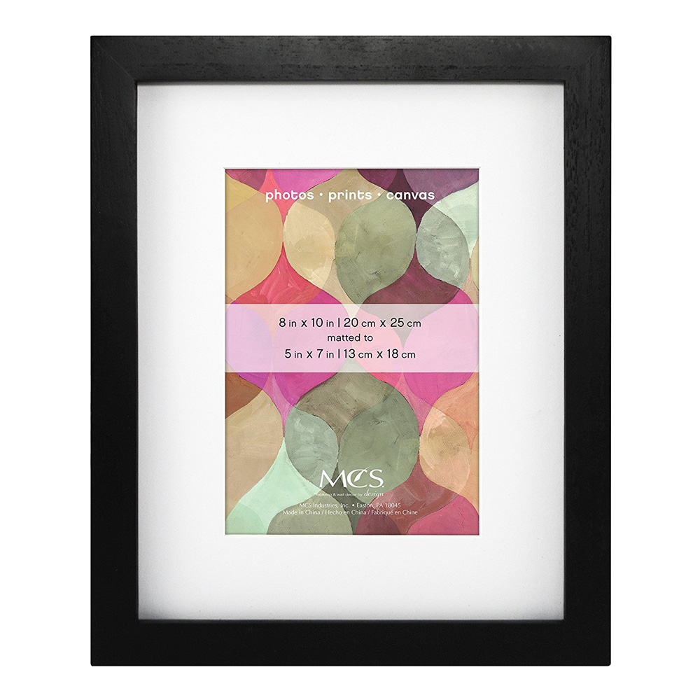 MCS Art Frame Black 8x10 for Prints/Canvas