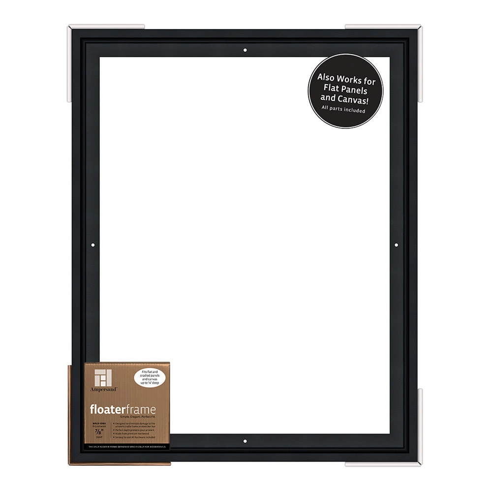 Ampersand Float Frame 7/8In Bold 16X20 Black