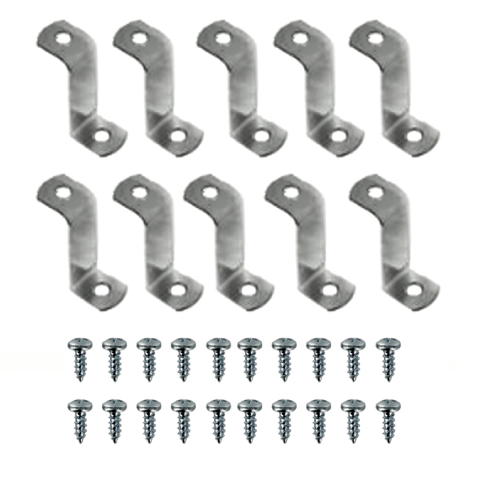 Canvas Offset Clips 1 inch 2-hole 10/Pkg