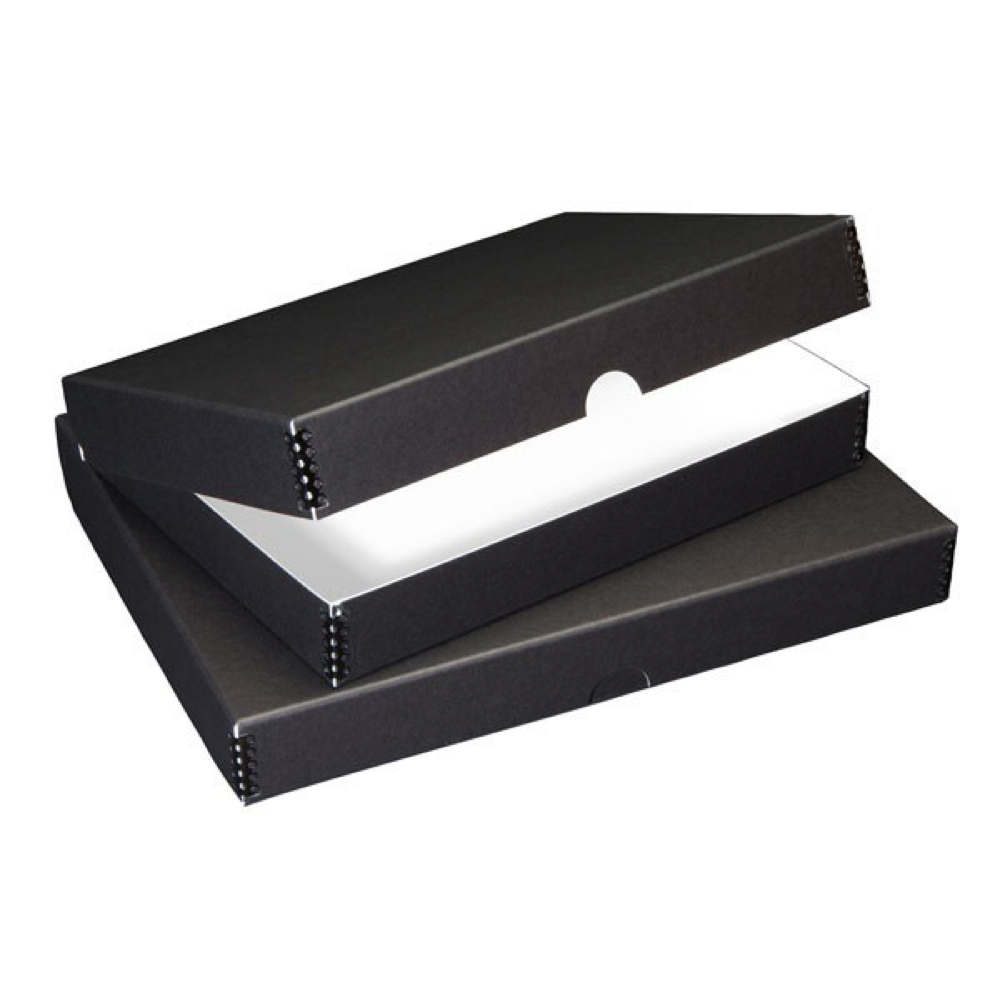 Lineco Archival Folio Box Black 9.5X12.5X1.75