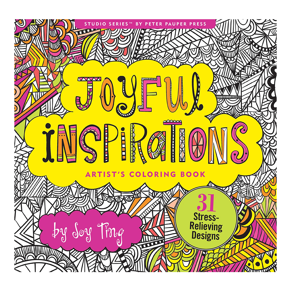 Artist Coloring Book Joyful Inspirations