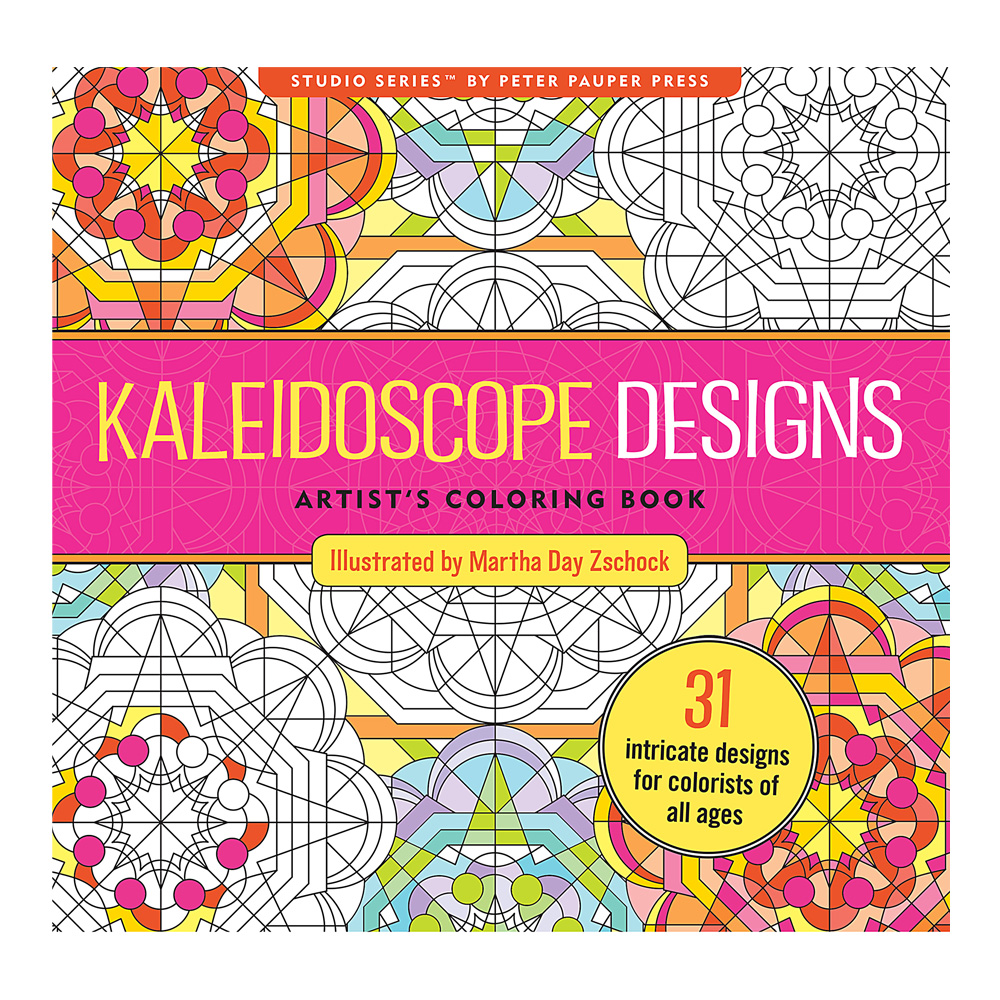 Artist Coloring Book Kaleidoscope Designs