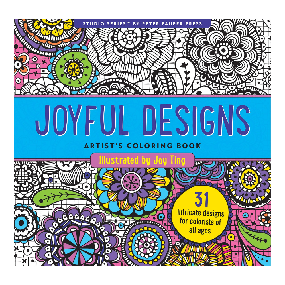 Artist Coloring Book Joyful Designs