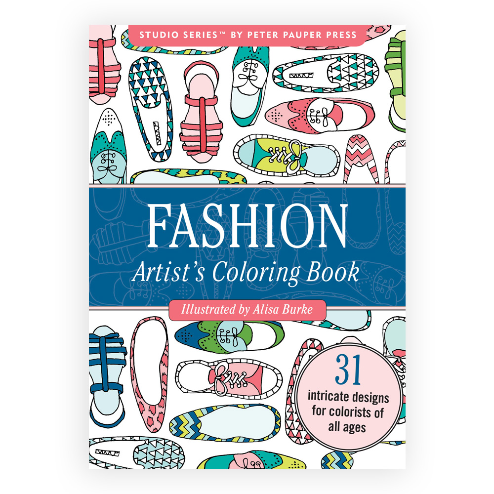 Artist Pocket Coloring Book Fashion