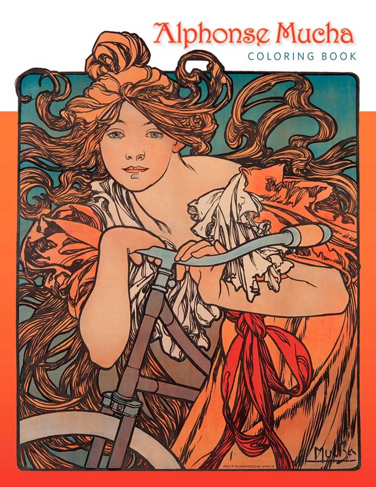 Coloring Book: Alphonse Mucha