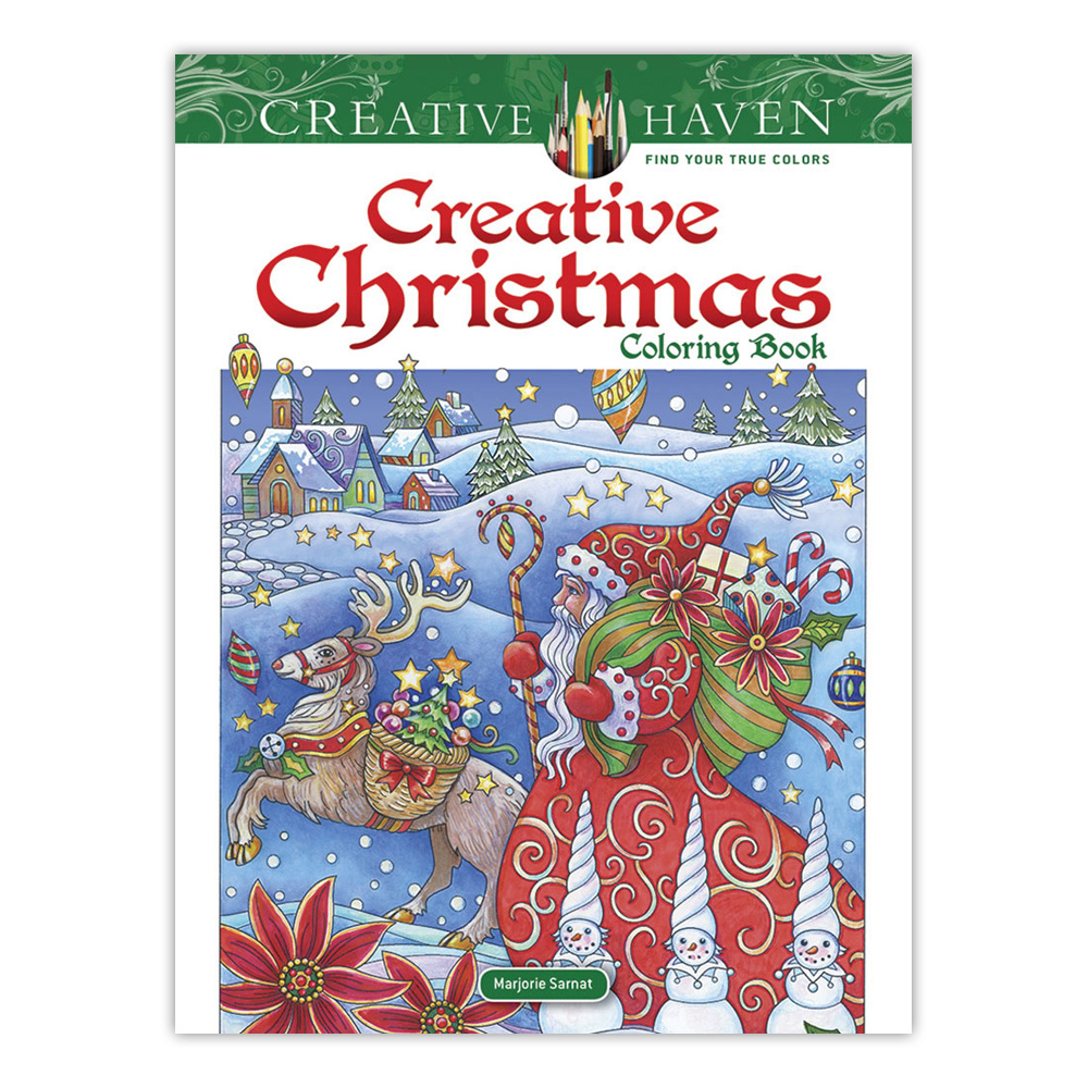 Creative Haven Coloring Bk Creative Christmas