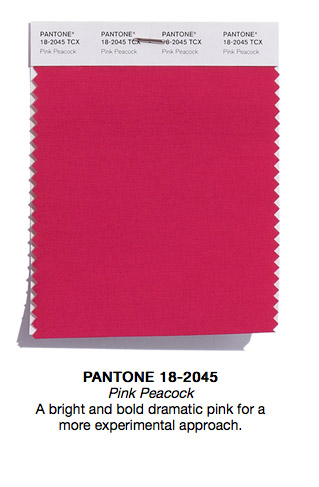 Pantone 18-2045 TCX Pink Peacock