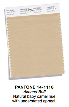 Pantone 14-1116 TCX Almond Buff