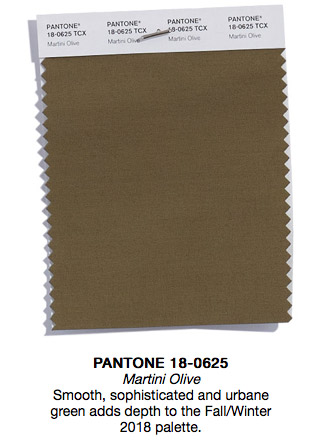 Pantone 18-0625 TCX Martini Olive