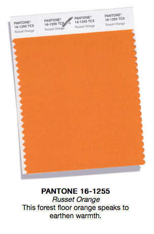 Pantone 16-1255 TCX Russet Orange