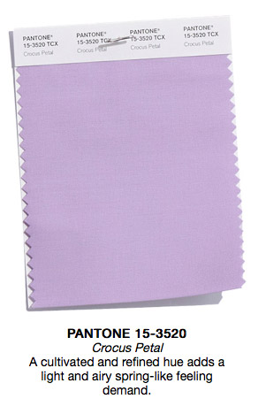 Pantone 15-3520 TCX Crocus Petal