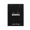 Rhodia Classic Black Dot Pad 8.25X12.5