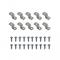 Canvas Offset Clips 1/4 Inch 10/Pkg