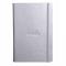 Rhodia Silver Webnotebook 5.5X8.25 Lined